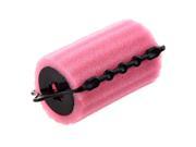 SODIAL 6PCS Pack pink curlers Roller 8.3x4.5 cm