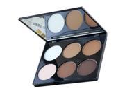 SODIAL MAYCHEER Professional 6 Color Pressed Powder Palette Nude Makeup Contour Cosmetic 1