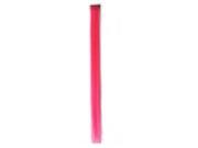 SODIAL 1 Pcs Clip Straight Hair Extensions Hair Piece Pink
