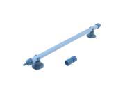 SODIAL Water Wood Aquarium 10 Blue Tube Shaped Bubble Wall Airstone Air Stone Suction Cups