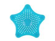 THZY Vogue Starfish Drain Hair Catcher Bath Stopper Strainer Filter Shower Cover Blue