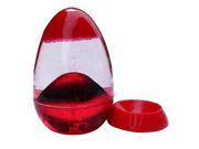 THZY Egg Sand Clock Liquid Oil Glass Sandglass Hourglass Timer Home Decor Relax Gift Red