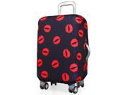 SODIAL Suitcase protective cover Luggage Cover L 28 Red lips