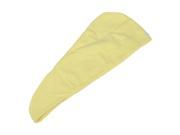 SODIAL Microfiber Bath Towel Hair Dry Hat Cap Quick Drying Lady Bath Tool Yellow