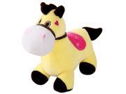 THZY 1 Pc Cute Pony Soft Plush Toy Filling PP Cotton Creative Cartoon Animal Pillow Yellow