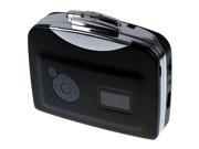 SODIAL Portable USB Cassette to MP3 Converter Capture directly to USB Flash Disc without PC black