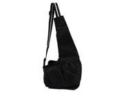 SODIAL Cute Pet Dog Cat Puppy Strap Sling Single Shoulder Bag Carrier Holder Tote M Black