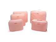 SODIAL Fadixi 5pcs Travel Storage Bag Luggage Clothes Tidy Organizer Pouch Polyester Suitcase Handbag Case Waterproof