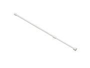THZY Spring Loaded Extendable Telescopic Net Voile Tension Curtain Rail Pole Rod Rods White 60*110cm