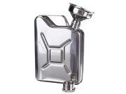 THZY 5 oz Stainless Steel Flask bags Flask Whiskey Flask Funnel Silver