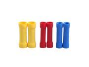 SODIAL 100x Insulated Straight Wire Butt Connector Electrical Crimp Terminals Red Blue Yellow