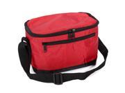 SODIAL Thermal Cooler Waterproof Insulated Portable Tote Picnic Lunch Bag New Stylish red
