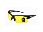 SODIAL oulaiou Motocycle Cycling Riding Running Sports UV Protective Goggles Sunglasses Yellow