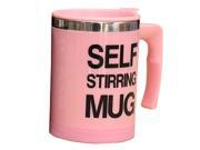 SODIAL Stainless Electric Lazy Self Stirring Mug Auto Mixing Tea Coffee Cup Office Home Pink SODIAL Stainless Electric Lazy Self Stirring Mug Auto Mixing Tea Coffee Cup Office Home Pink