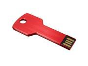 THZY 10 pcs USB 2.0 8GB Metal Memoire Flash Drive Stick WIN 7 10 PC Red