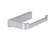 THZY Bathroom Solid Brass Silver Wall Mounted Toilet Paper Holder Chrome Finish Contemporary
