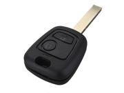 SODIAL 2 BTN Remote Key Fob Transponder Chip For Peugeot 307 ID46 P N 73373067C