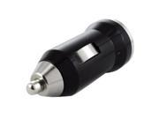 SODIAL USB Car Cigarette Lighter Charger Adapter For iPhone 5S 4S iPod Galaxy S3 S4 black