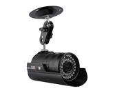 SODIAL 1 4 CMOS 700TVL Waterproof security camera CCTV Security Camera Exterieure Waterproof IR Night Vision Black