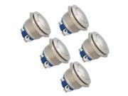 SODIAL 5 x 12V Pushbutton Button Switch Installation Switch Car Horn 19 mm