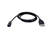 SODIAL Black USB Charging Cable for Pebble SmartWatch