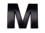 SODIAL 3D DIY Metallic Alphabet Sticker Car Emblem Letter Badge Decal, Black - M SODIAL 3D DIY Metallic Alphabet Sticker Car Emblem Letter Badge Decal, Black - M