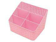 SODIAL Imitation rattan multi-compartment storage box cosmetics, desktop remote control debris classification storage box, 5-Lattice Pink SODIAL Imitation rattan multi-compartment storage box cosmetics, desktop remote control debris classification storage box, 5-Lattice Pink