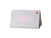 SODIAL Wood Voice Control Alarm Digital LED Alarm Clock Thermometer White + Red SODIAL Wood Voice Control Alarm Digital LED Alarm Clock Thermometer White + Red