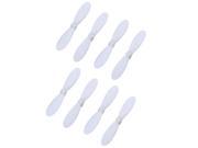 SODIAL 8 Pcs=4 Pairs CX-10 Quadcopter Propeller Blade Prop White CW CCW