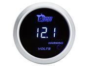 SODIAL 52mm 2in LCD 0~15V Digital Voltage Meter Gauge for Auto Car with Warning Light - Silver SODIAL 52mm 2in LCD 0~15V Digital Voltage Meter Gauge for Auto Car with Warning Light - Silver