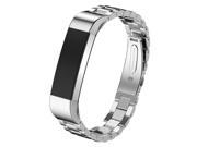 SODIAL Stainless Steel Watch Band Fitness Tracker Wrist Strap For Fitbit Alta Bracelet Sliver