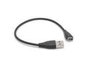 SODIAL Black USB Charger Charging Cable Cord for Fitbit Charge HR Activity Wristband