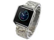 SODIAL For Fitbit Blaze Smart Watch Stainless Steel Bracelet Strap Watch Band Silver