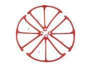 SODIAL Upgrade Propeller Guards Protectors for Hubsan H502E H502S Drone RC Quadcopter Spare Parts Replacement (Red)