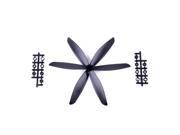 SODIAL 4 pcs (2 pair) 3-Blade 8045 8x4.5 inch Propeller Props CW/CCW For Quadcopter 330 Frame Kit (Black)
