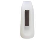 SODIAL smart devices Silicone Case For Fitbit one White