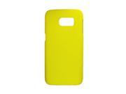 SODIAL Back Hard Plastic Cover Ultrathin Frosted Case for Samsung Galaxy S7, Yellow
