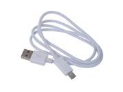 SODIAL 1m Micro USB Data Cable For Samsung Galaxy S7/S7 Edge White
