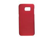 SODIAL Back Hard Plastic Cover Ultrathin Frosted Case for Samsung Galaxy S7 edge, Red