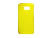 SODIAL Back Hard Plastic Cover Ultrathin Frosted Case for Samsung Galaxy S7 edge, Yellow