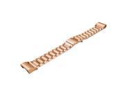 SODIAL for Fitbit Charge 2 Bands Replacement Strap, Loop Stainless Steel Wristband Band (Rose Gold)