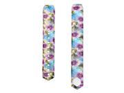 SODIAL Replacement Silicone Wrist Band Strap For Fitbit Alta & Alta HR Watch Bands blue+purple Flowers Size:L(6.7 inch - 8.1 inch)