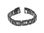 SODIAL Stainless Steel Bracelet Watch Band Strap For Fitbit Alta Smart Tracker Black