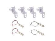SODIAL SYMA Four white X 5C motor rack accessories + Four Syma X 5C motors Aircraft parts Syma Parts 2 Pairs Motor A B + 4 pieces Engine Base Cover for SYMA X5C