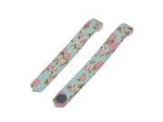 SODIAL printing pattern Silicone Watch band For Fitbit Alta Smart Watches Size:L Colour:C