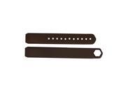 SODIAL Luxury Replacement Silicone Watch Band Strap For Fitbit Alta Watch Wristband Colour:Brown