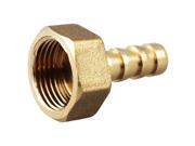 SODIAL 8mm Hose Brass Straight Barb Barbed Connector 3/8 SODIAL 8mm Hose Brass Straight Barb Barbed Connector 3/8