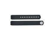 SODIAL Luxury Replacement Silicone Watch Band Strap For Fitbit Alta Watch Wristband Colour:Black