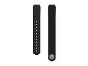 SODIAL Leather Watch Band Wrist Strap For Fitbit Alta Black S