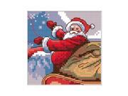 SODIAL Cross Stitch kits, Santa Claus (6),11CT Printed, 17cm×17cm or 6.63 inch ×6.63 inch SODIAL Cross Stitch kits, Santa Claus (6),11CT Printed, 17cm×17cm or 6.63 inch ×6.63 inch